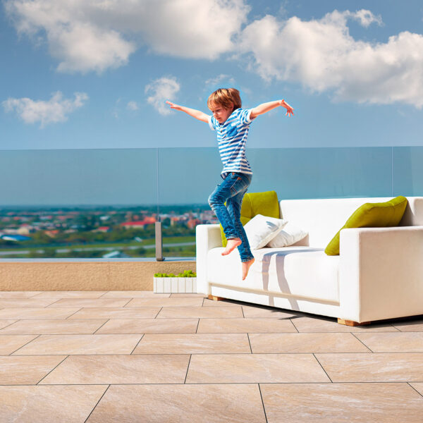 Keramische Terrassenplatte Trentino