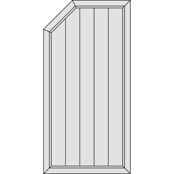 U 121090 Schraege Links Paneele Senkrecht 0900x1800