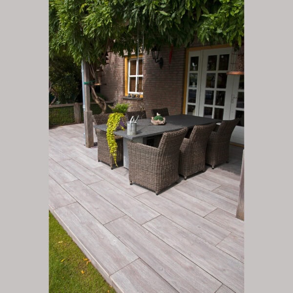 Keramische Terrassenplatte Woodlook