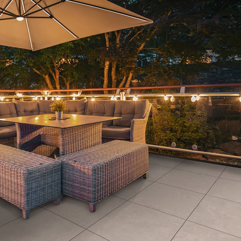 Keramische Terrassenplatten