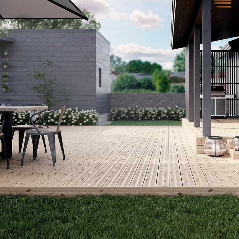 Holz-Terrassendielen