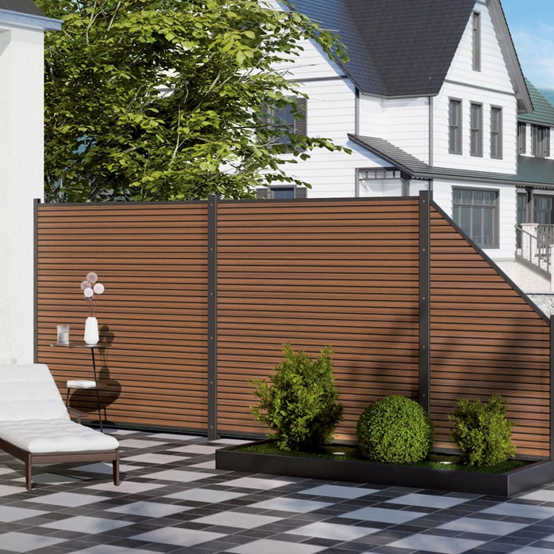 WPC-Sichtschutzzäune